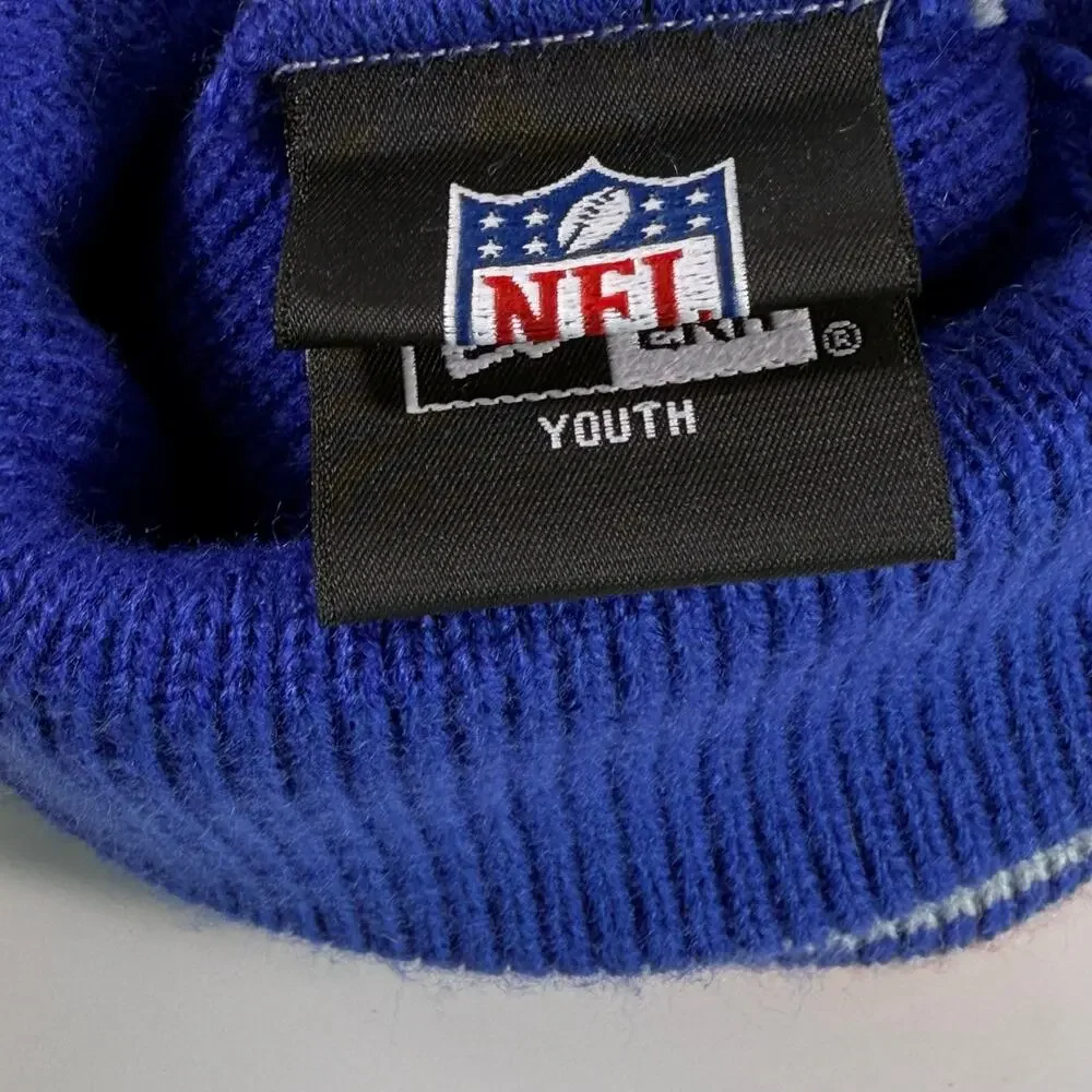 Buffalo Bills Beanie Youth NFL New‎ Era Knit Winter Hat Blue